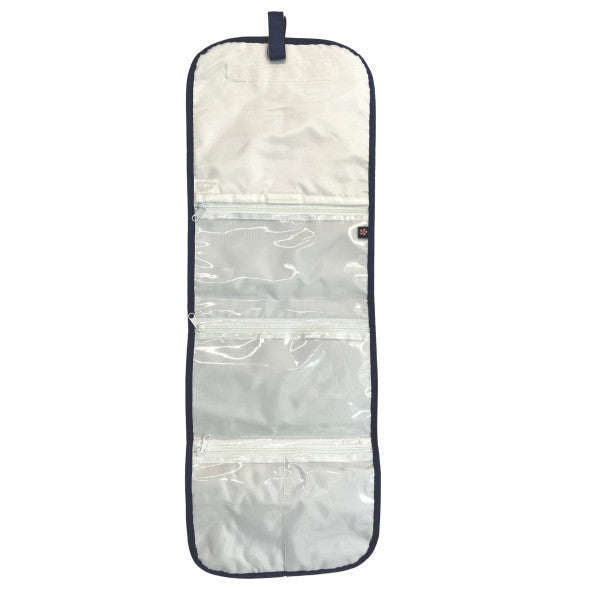 Dopp Kit Toiletry Bag with Monogram {Navy Seersucker}